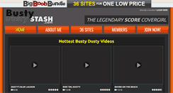 Desktop Screenshot of bustydustystash.com